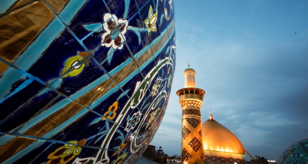 قبة ومنارة حرم المولى أبي الفضل العباس 