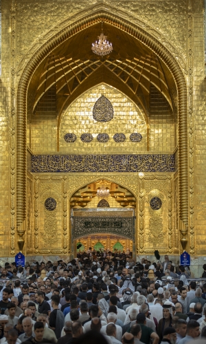 إفتتاح الطارمة الذهبية الجديدة في مرقد أبي الفضل العباس (ع)